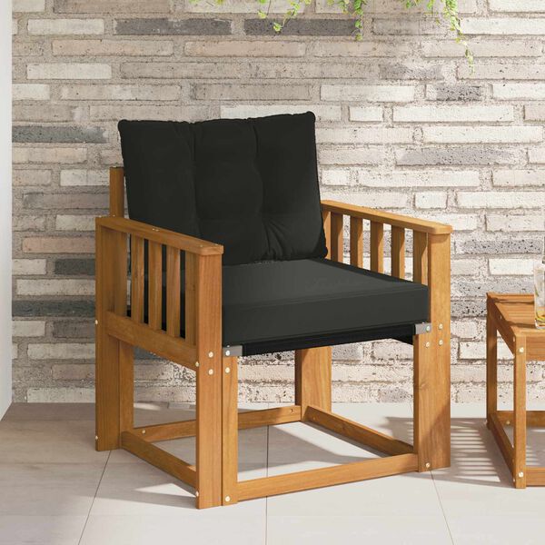 vidaXL 2 Sztuka Zestaw sof na zewnątrz Drewno akacji i tekstylen