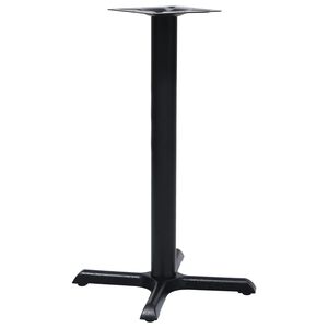 vidaXL Noga stołu bistro czarna 56x56x72 cm żeliwo