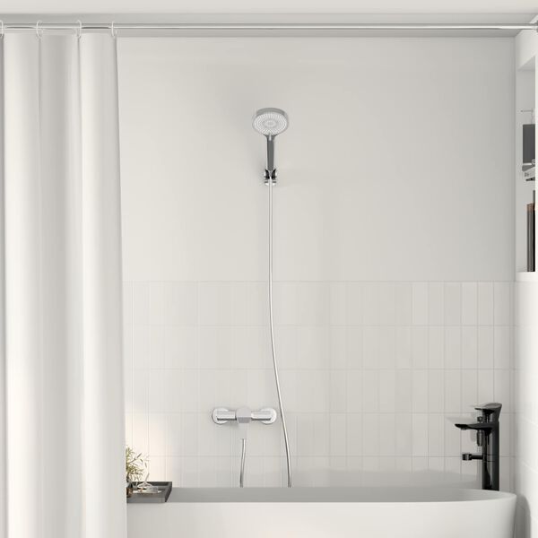 vidaXL Zestaw Gł&oacute;wicy Prysznicowej chrom G 1 / 2 cala Mosiądz