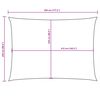 vidaXL Prostokątny żagiel ogrodowy, tkanina Oxford, 2,5x4,5 m, taupe