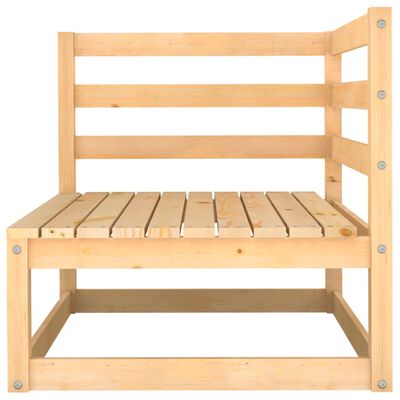 vidaXL 3-osobowa sofa ogrodowa, lite drewno sosnowe