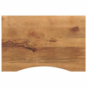 vidaXL Blat biurka, z wycięciem, 90x50x2,5 cm, surowe drewno mango
