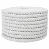 vidaXL Lina Bawełniana 20 mm 25 m Biały 100% bawełna
