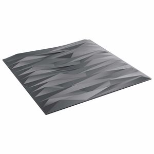 vidaXL Panele ścienne 12 pcs Szary Kamień 50 x 50 cm Pianka XPS