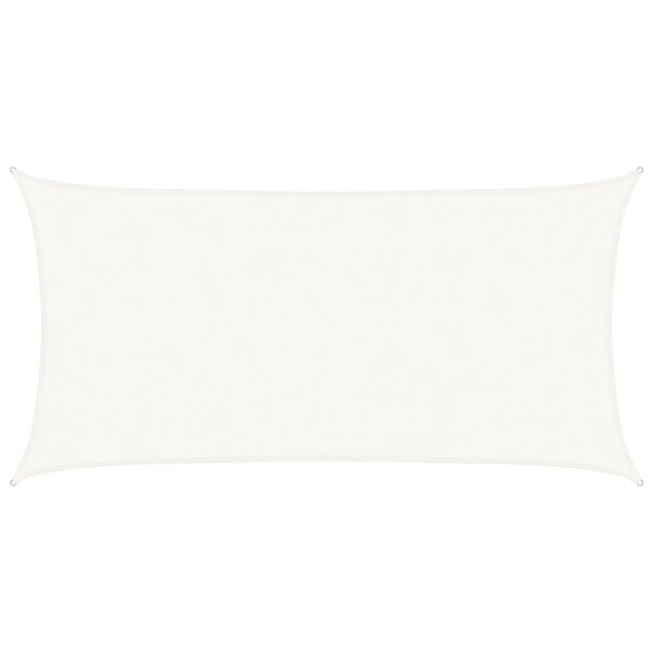 vidaXL Żagiel przeciwsłoneczny, 160 g/m², biały, 4x7 m, HDPE