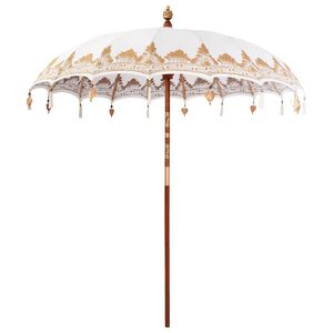 vidaXL Baliński Parasol Kremowy 215 x 215 x 260 cm