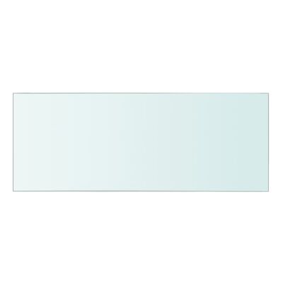 vidaXL Szklany, bezbarwny panel, 40x15 cm