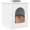 vidaXL Koty Dom Biały 53 x 52 x 62 cm Materiał drewnopochodny