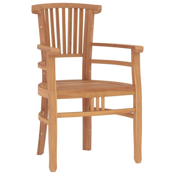 vidaXL 5-częściowy zestaw mebli ogrodowych, lite drewno tekowe