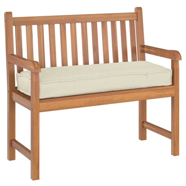 vidaXL Poduszka Kremowy 110 x 40 x 8 cm Materiał Oxford