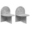 vidaXL Stolik nocny 2 szt. Betonowy szary 48 x 49 x 65 cm