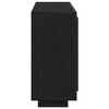 vidaXL Bufet Czarny Dąb 92 x 35 x 75 cm Materiał drewnopochodny