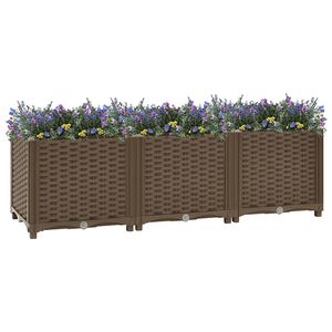 vidaXL Podwyższone ł&oacute;żko 120x40x38 cm Polipropylen