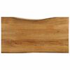 vidaXL Blat stołu, 110x60x2,5 cm, naturalna krawędź, lite drewno mango