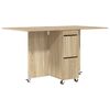 vidaXL St&oacute;ł jadalniany 2 pcs 140 x 80 x 77 cm Drewno inżynieryjne