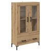 vidaXL Highboard Dąb rzemieślniczy 69,5 x 31 x 115 cm