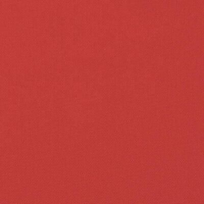 vidaXL Poduszka na ławkę ogrodową, czerwona, 150x50x3 cm, tkanina