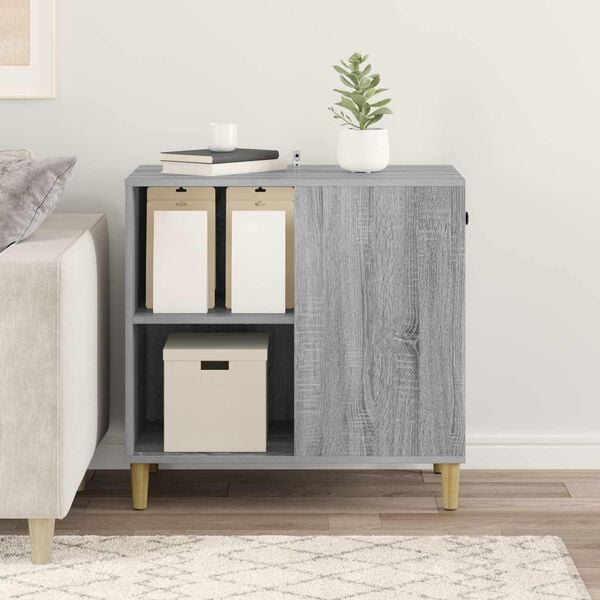 vidaXL Koty Dom Szary Sonoma 72 x 42.5 x 70 cm Materiał drewnopochodny