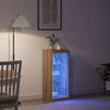 vidaXL Komoda LED Ze LED Lights Dąb rzemieślniczy 41 x 37 x 100 cm