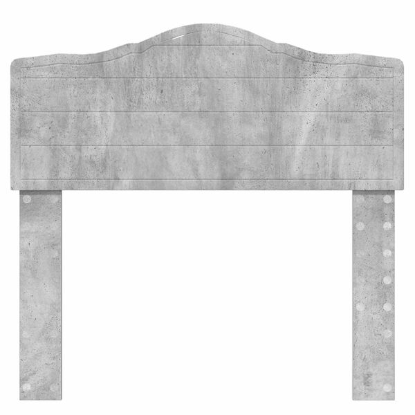 vidaXL Zagł&oacute;wek Betonowy szary 100 cm Materiał drewnopochodny