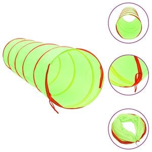 vidaXL Tunel do zabawy dla dzieci, zielony, 175 cm, poliester