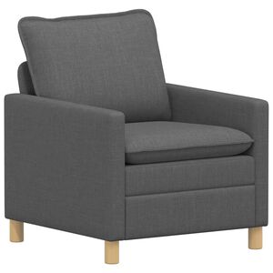 vidaXL Sofa ciemnoszary 76 x 81 x 87,5 cm tkanina