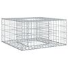 vidaXL Podniesione ł&oacute;żko gabionowe 80 x 80 x 40 cm Stal Galwanizowana