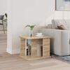 vidaXL Regał na gazety z p&oacute;łką Dąb Sonoma 35 x 35 x 45 cm