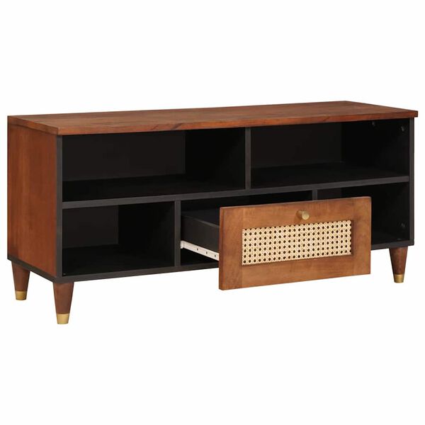 vidaXL Szafki i regały na media z szufladą Brązowy 100 x 33.5 x 46 cm