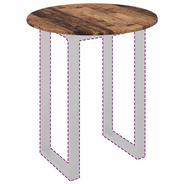 vidaXL Blat stołu Stare drewno 60 x 60 x 1,5 cm