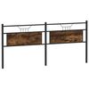 vidaXL Rama ł&oacute;żka bez materaca Brązowy dąb 107x203 cm Drewno klejone
