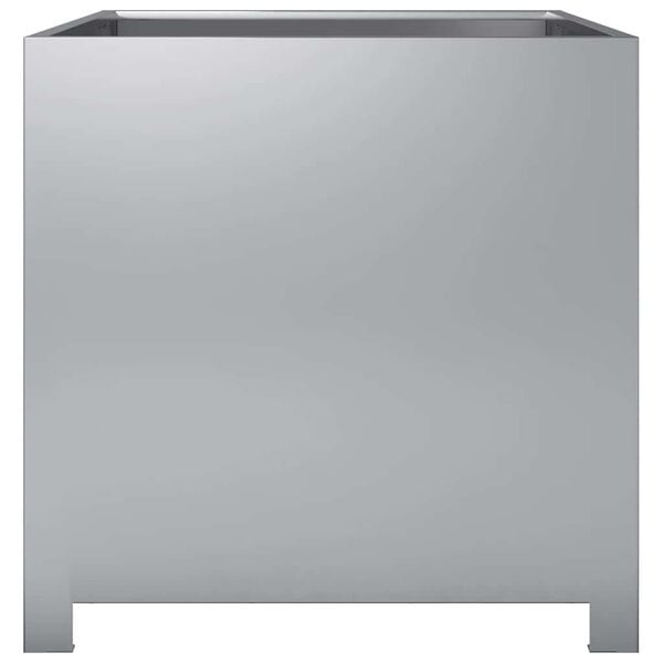 vidaXL Donica ogrodowa, 50x50x50 cm, stal galwanizowana