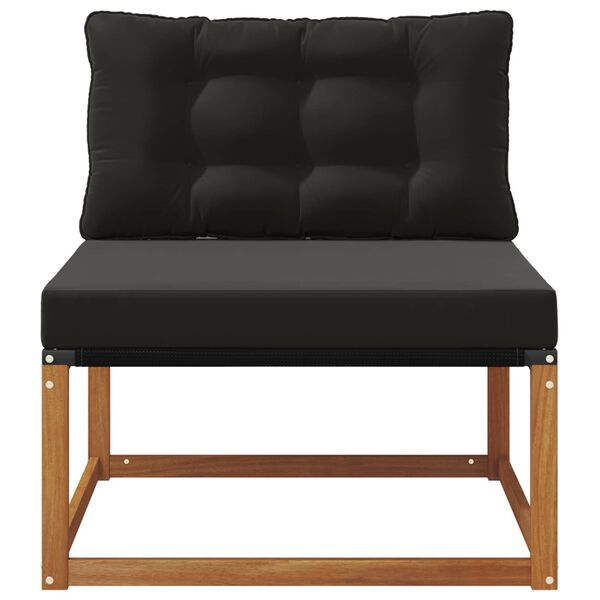 vidaXL Środkowa sofa ogrodowa Lite Drewno Akacji Naturalny