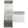 vidaXL Łączniki w kształcie Y, 4 szt., galwanizowany metal, 71x71 mm