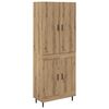 vidaXL Highboard 2 szt. Dąb rzemieślniczy 69,5 x 34 x 180 cm