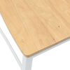 vidaXL Krzesła jadalne 2 pcs Biały 43 x 54 x 89 cm Drewno Gumowe
