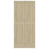 vidaXL Szafka, dąb sonoma, 82,5x30,5x185,5 cm, materiał drewnopochodny