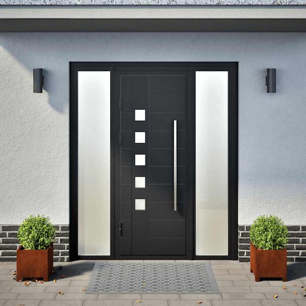 vidaXL Doniczki ogrodowe 2 szt. 30x30x30 cm Stal kortenowska