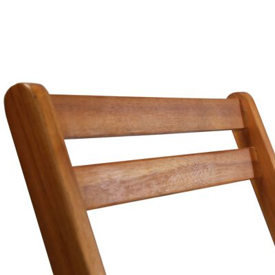 vidaXL Krzesła bistro, ogrodowe, 2 szt., lite drewno akacjowe