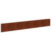 vidaXL Krawężnik do trawnika 10 szt. 100 x 15 cm Stal Rdzawy