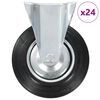 vidaXL 24 kółka nieskrętne, 200 mm