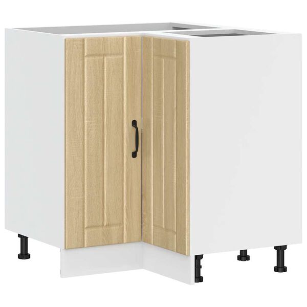 vidaXL Narożna szafka kuchenna dolna &bdquo;Lucca&rdquo; Dąb Sonoma Drewno klejone