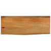 vidaXL Blat stołu z naturalną krawędzią, 70x20x3,8 cm, drewno mango