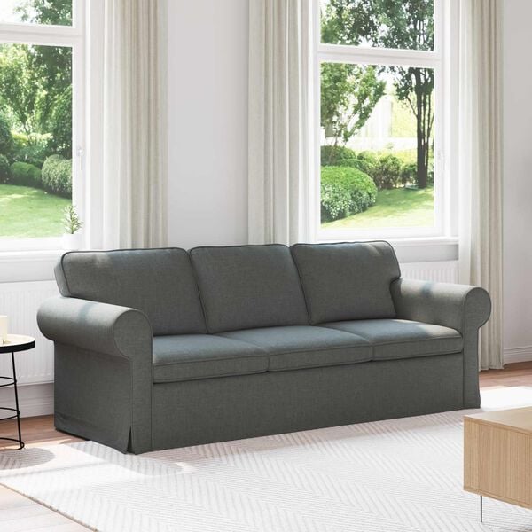 vidaXL Sofa Ciemnoszary