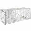 vidaXL Pułapka na zwierzęta 64,5x25x26,5 cm Ocynkowana żelazo