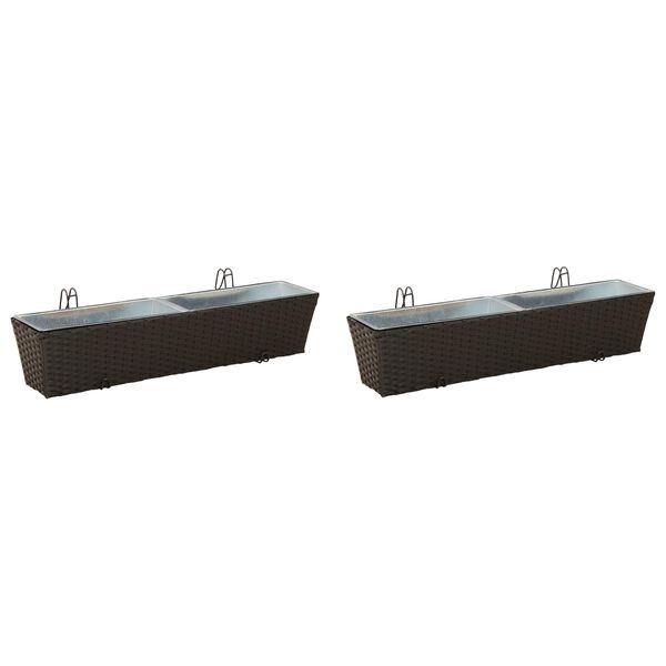 vidaXL Balustrada Metal