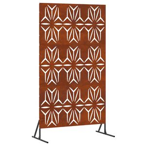 vidaXL Ekran prywatności 100 x 50 x 180 cm Stal kortenowska Rdzawy