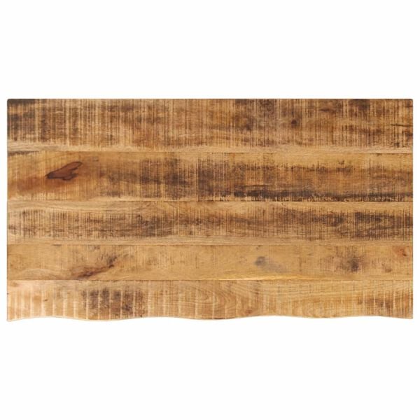 vidaXL Blat stołu, 120x60x2,5 cm, naturalna krawędź, drewno mango