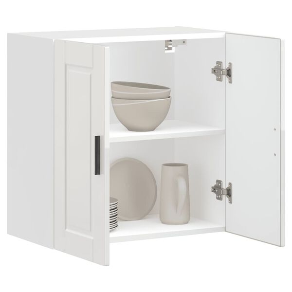 vidaXL Szafka ścienna kuchenna, Lucca, biała, materiał drewnopochodny