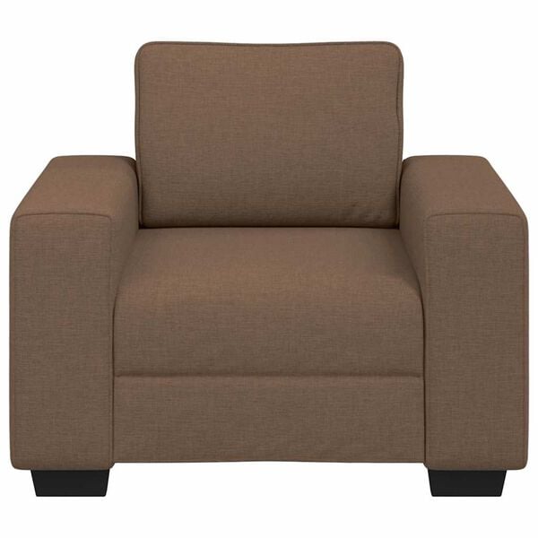 vidaXL Sofa Fotel Brązowy 100x77x82 cm Tkanina